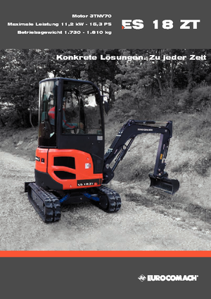 Minikoparki Eurocomach ES 18 ZT