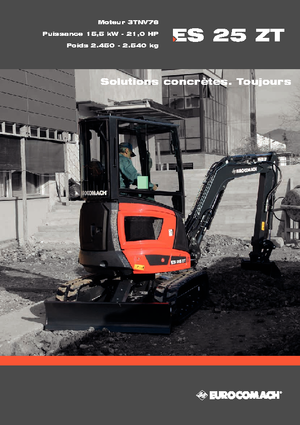 Minikoparki Eurocomach ES 25 ZT
