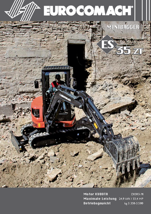 Minikoparki Eurocomach ES 35 ZT