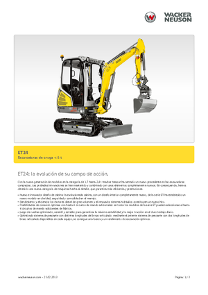 Minikoparki Wacker Neuson ET24