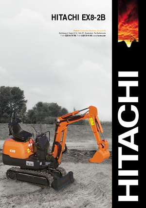 Minikoparki Hitachi EX 8-2 B