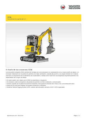 Minikoparki Wacker Neuson EZ28