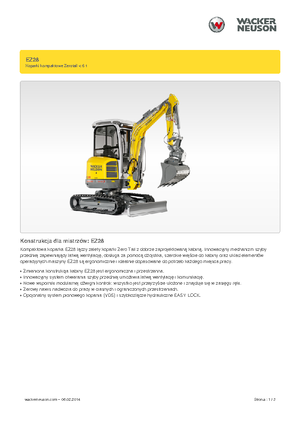 Minikoparki Wacker Neuson EZ28