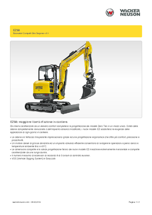 Minikoparki Wacker Neuson EZ38