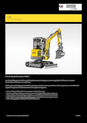 Minikoparki Wacker Neuson EZ28