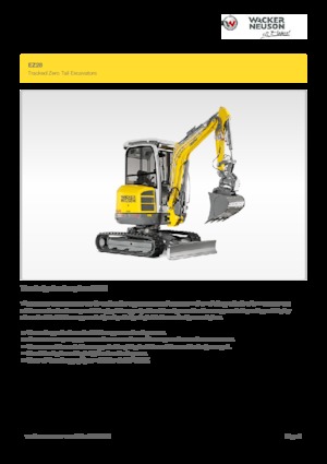 Minikoparki Wacker Neuson EZ28