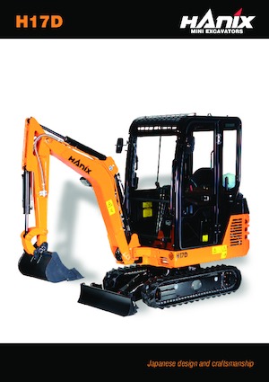 Minikoparki Hanix H17D