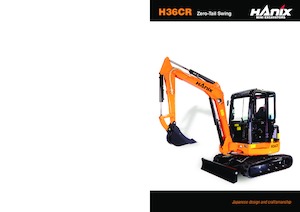 Minikoparki Hanix H36CR