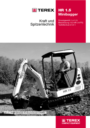 Minikoparki Terex-Schaeff HR 1.5