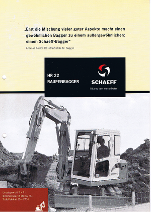 Minikoparki Terex-Schaeff HR 22
