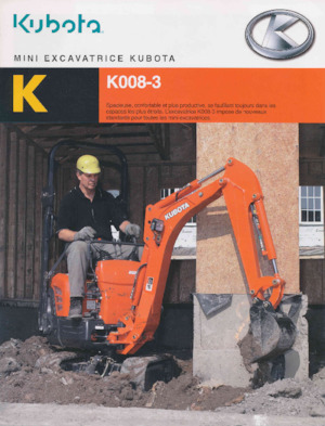 Minikoparki Kubota K008-3