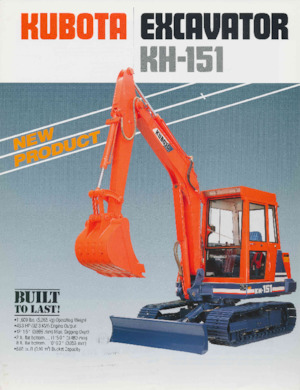 Minikoparki Kubota KH151