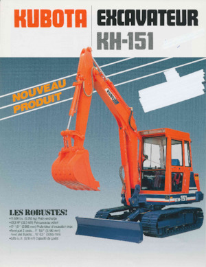 Minikoparki Kubota KH151