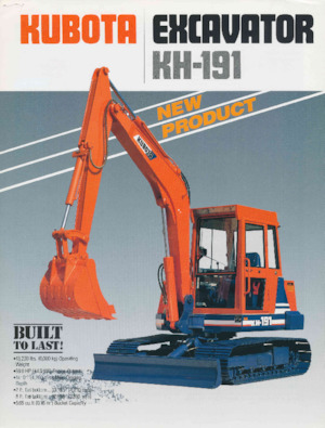 Minikoparki Kubota KH191