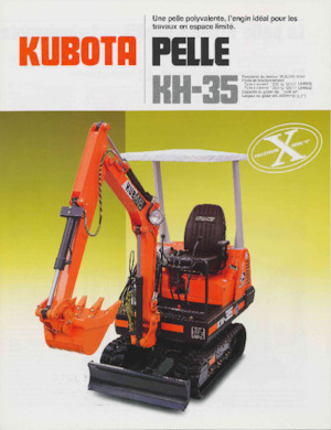 Minikoparki Kubota KH35