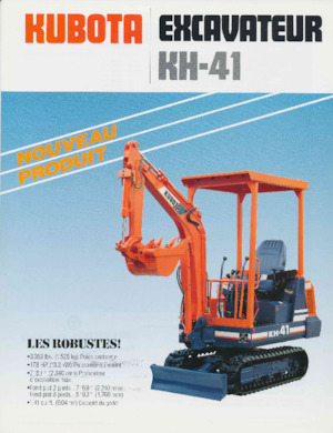 Minikoparki Kubota KH41
