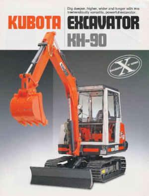 Minikoparki Kubota KH90