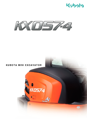 Minikoparki Kubota KX057-4