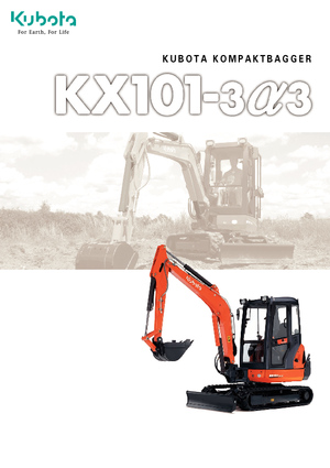 Minikoparki Kubota KX101-3α3