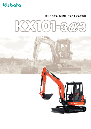 Minikoparki Kubota KX101-3α3