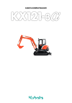 Minikoparki Kubota KX121-3α GL
