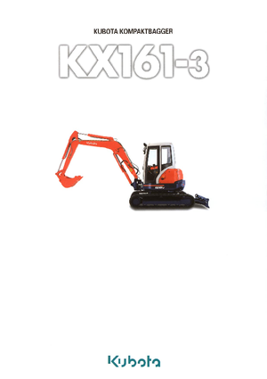 Minikoparki Kubota KX161-3α GL
