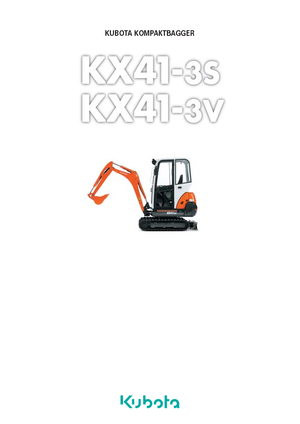 Minikoparki Kubota KX41-3 VHGL