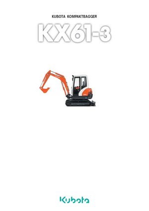 Minikoparki Kubota KX61-3 GL