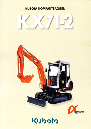 Minikoparki Kubota KX71-2 G
