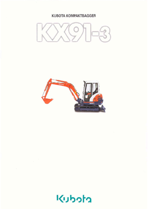 Minikoparki Kubota KX91-3α GL
