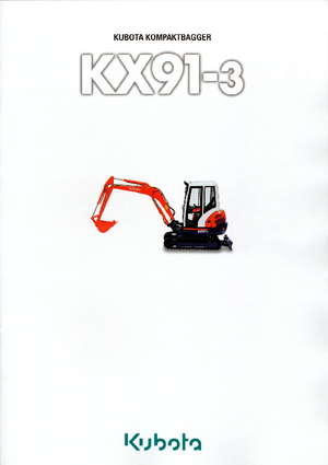 Minikoparki Kubota KX91-3 GL