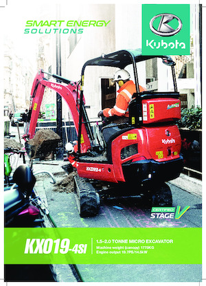 Minikoparki Kubota KX019-4 SI