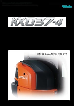 Minikoparki Kubota KX037-4 HGL