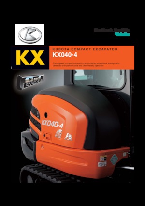 Minikoparki Kubota KX040-4