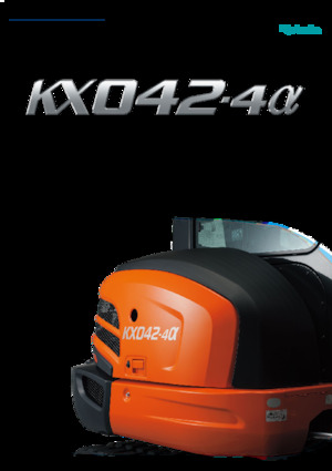 Minikoparki Kubota KX042-4a