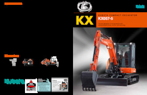 Minikoparki Kubota KX057-5
