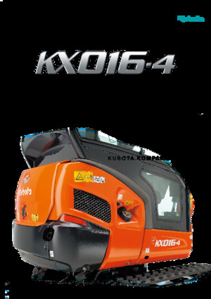 Minikoparki Kubota KX16-4