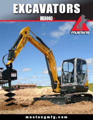 Minikoparki Mustang ME6003