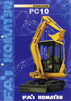 Minikoparki Komatsu PC10-7