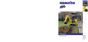 Minikoparki Komatsu PC12R-8