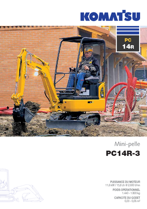 Minikoparki Komatsu PC14R-3HS 