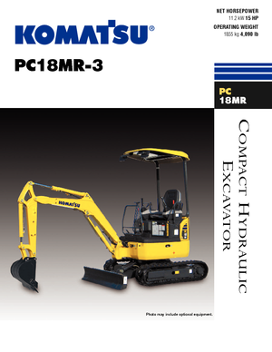 Minikoparki Komatsu PC18MR-3