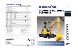 Minikoparki Komatsu PC35MR-2