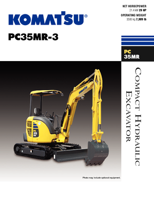 Minikoparki Komatsu PC35MR-3