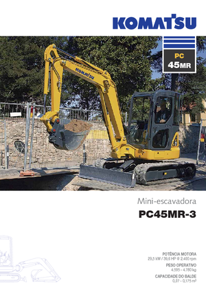 Minikoparki Komatsu PC45MR-3