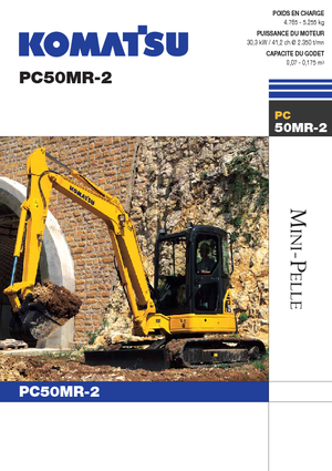 Minikoparki Komatsu PC50MR-2