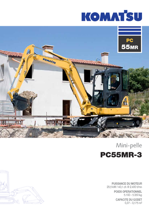 Minikoparki Komatsu PC55MR-3