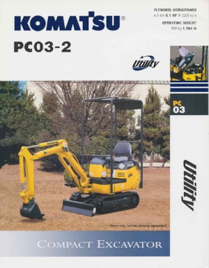 Minikoparki Komatsu PC03-2