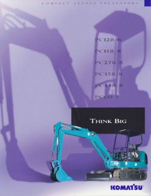 Minikoparki Komatsu PC35R-8