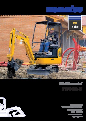 Minikoparki Komatsu PC14R-3